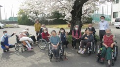 ニッケふれあいセンターかかみ野　「敷地内の桜」の画像
